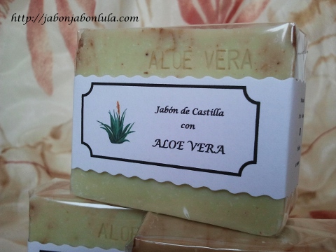 Jabon de Castilla con Aloe Vera