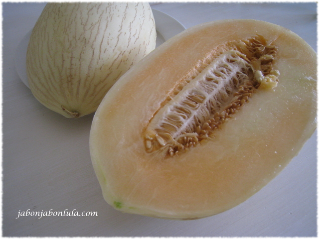 Melon-blanco- Portoalto, productos ecologicos de mi huerto ecologico. Agricultura ecologica para hacer jabones naturales.